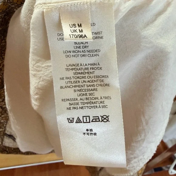 Anthropologie Astrid Floral Tunic Dress Size medium - Picture 7 of 9